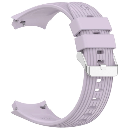 Silikonowy pasek Bizon Strap Watch Silicone T do Huawei Watch 5 46 mm, fioletowy