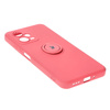 Etui Bizon Case Silicone Ring Sq do Xiaomi Redmi Note 12 5G/Poco X5, brudny róż