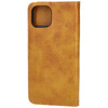 Etui z klapką Bizon Case Pocket do iPhone 14, brązowe