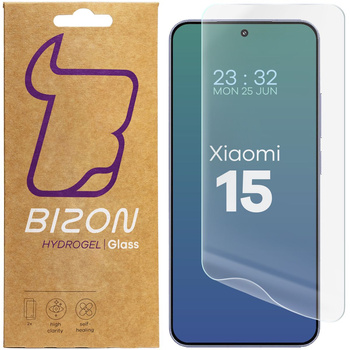 Folia hydrożelowa na ekran Bizon Glass Hydrogel Front Duo do Xiaomi 15, 2 sztuki