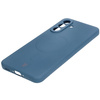 Silikonowe etui z pierścieniem magnetycznym Bizon Case Silicone Magnetic Sq do Galaxy A36 5G, granatowe