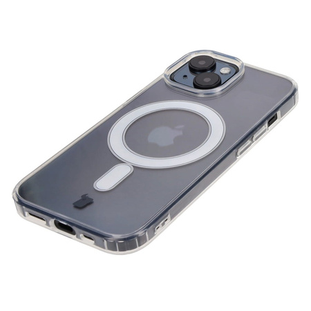 Etui Bizon Case Pure Magnetic do iPhone 15, przezroczyste