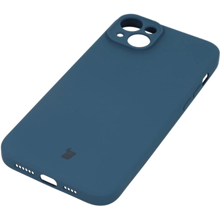 Etui Bizon Case Silicone do iPhone 14 Plus, granatowe