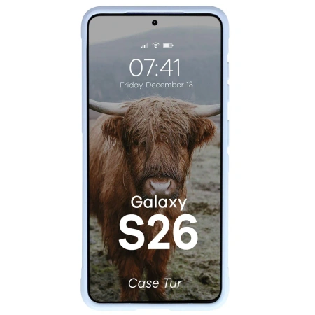 Pancerne etui Bizon Case Tur do Galaxy S26, jasnoniebieskie