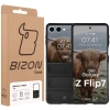 Pancerne etui Bizon Case Tur do Galaxy Z Flip7, czarne