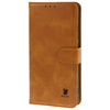 Etui z klapką Bizon Case Pocket do Xiaomi Poco X7 Pro, brązowe