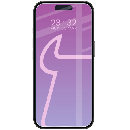 Elastyczne szkło hybrydowe Bizon Glass Mule do iPhone 16 Plus
