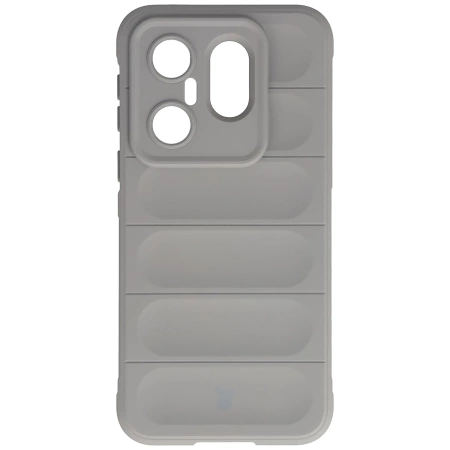Pancerne etui Bizon Case Tur do Vivo X200 FE, jasnoszare