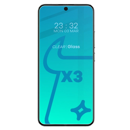 3x Szkło hartowane + szybka na aparat Bizon Glass Clear 2 Pack do Xiaomi 13
