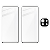 2x Szkło + szybka na aparat Bizon Edge Pack do Xiaomi Mi 11 Lite / 5G / 5G NE