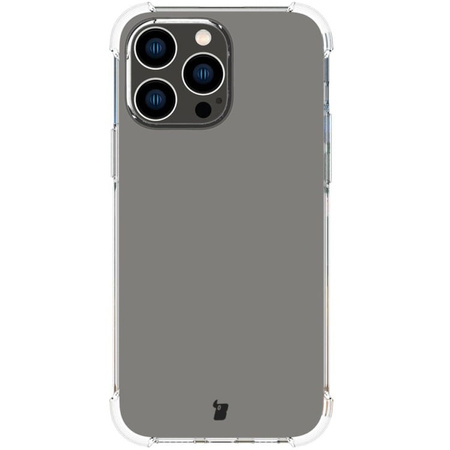 Etui + 2x szkło + obiektyw Bizon Case Clear Pack do iPhone 14 Pro Max, przezroczyste