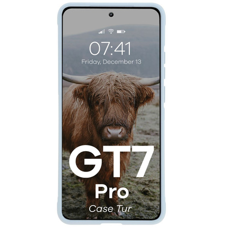 Pancerne etui Bizon Case Tur do Realme GT 7 Pro, jasnoniebieskie