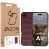Pancerne etui Bizon Case Tur do iPhone Air, burgundowe