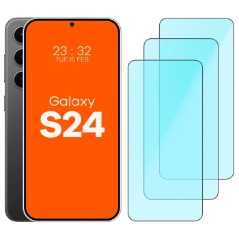 Szkło ochronne 2.5D Bizon Smart Glass do Galaxy S24, 3 sztuki