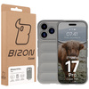 Pancerne etui Bizon Case Tur do iPhone 17 Pro, jasnoszare