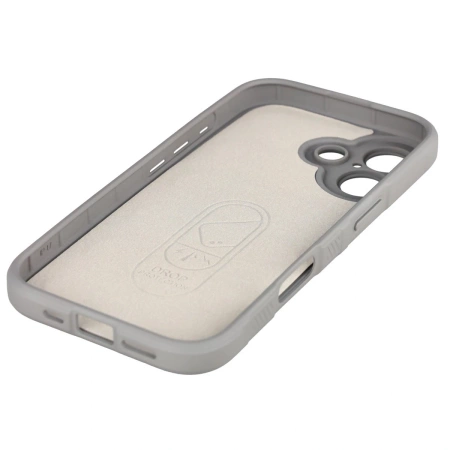Pancerne etui Bizon Case Tur do iPhone 17, jasnoszare