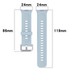 Pasek Bizon Strap Watch Silicone Pro SR do Huawei Watch Fit 4 / 4 Pro / 3, jasnoniebieski
