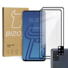 Szkło hartowane Bizon Glass Edge - 2 sztuki + ochrona na obiektyw, Galaxy A51, czarne