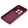 Pancerne etui Bizon Case Tur do Vivo X200 Pro, burgundowe