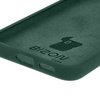Silikonowe etui Bizon Soft Case do Galaxy S24, ciemnozielone