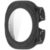 Etui ze szkłem do zegarka Bizon Case+Glass Watch do Galaxy Watch Ultra 2 / 1, matowo czarne
