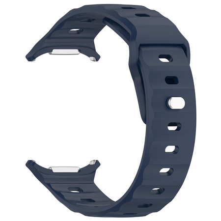 Silikonowy pasek Bizon Strap Watch Silicone G do Galaxy Watch Ultra 2 / 1, granatowy