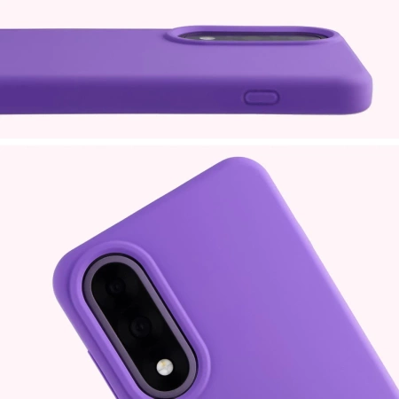 Silikonowe etui Bizon Soft Case do OnePlus Nord 5, fioletowe