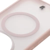 Etui z pierścieniem magnetycznym Bizon Case MatteO do Nothing Phone (3a) Pro, przydymione-różowe