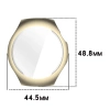 Etui z osłoną ekranu Bizon Case Watch Felipe do Huawei Watch 5 42mm, złote