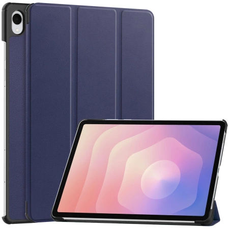 Etui z klapką Bizon Case Tab Croc do Galaxy Tab S11 Ultra, granatowe