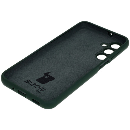 Silikonowe etui Bizon Soft Case do Galaxy A16 4G/5G, ciemnozielone