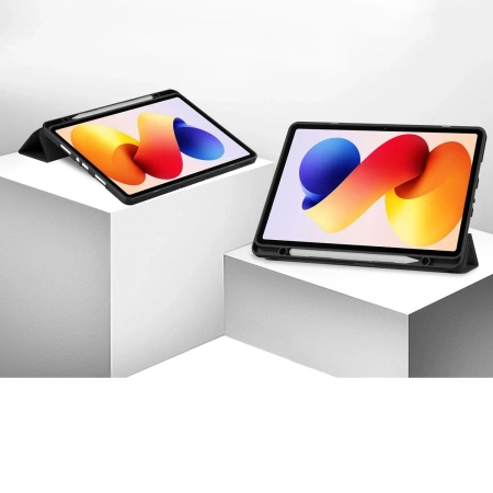 Etui z klapką Bizon Case Tab Lizard do Xiaomi Redmi Pad 2 Pro, czarne