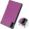 Etui Bizon Case Tab Croc do Xiaomi Redmi Pad 10.6 2022, ciemnofioletowe