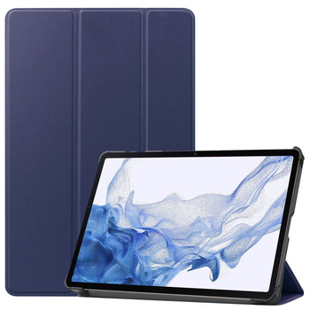 Etui Bizon Case Tab Croc do Galaxy Tab S10 Lite / S9, granatowe