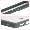 Etui Bizon Case Angelo do Realme GT 7 / 7T, półprzezroczyste z szarą ramką
