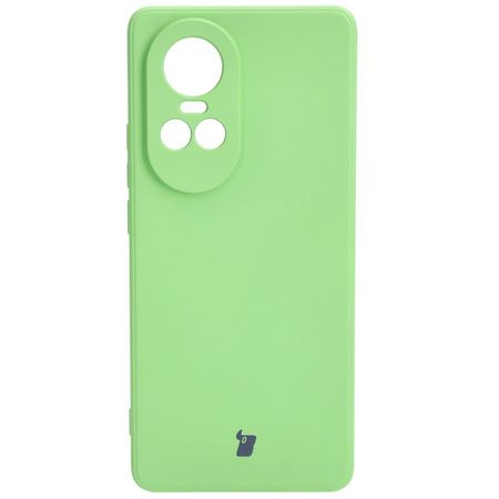 Etui Bizon Case Silicone Sq do Oppo Reno 10 5G, jasnozielone