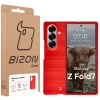 Pancerne etui Bizon Case Tur do Galaxy Z Fold7, czerwone