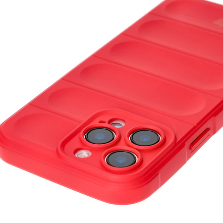 Pancerne etui Bizon Case Tur do iPhone 16 Pro Max, czerwone