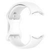 Silikonowy pasek Bizon Strap Watch Silicone S do Google Pixel Watch 4/3 (45mm), biały