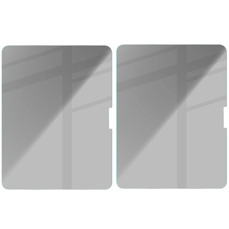 Prywatyzujące szkło hartowane Bizon Glass Tab Clear Shadow Duo do iPad Pro 13 2024, 2 sztuki