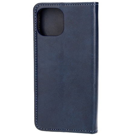 Etui z klapką Bizon Case Pocket Pro do iPhone 15, granatowe