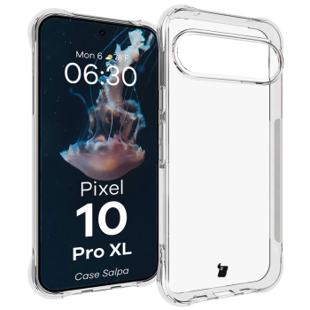 Elastyczne etui Bizon Case Salpa do Pixel 10 Pro XL, przezroczyste