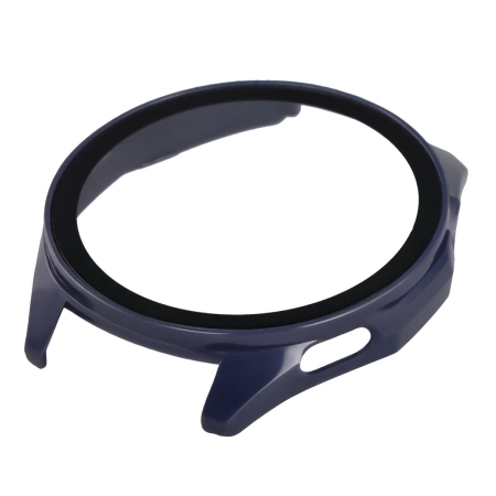 Etui ze szkłem do zegarka Bizon Case+Glass Watch do Huawei Watch GT6 46 mm, niebieskie