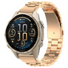 Pasek ze stali nierdzewnej do smartwatcha, Bizon Strap Watch Aura, QuickFit 20 mm, różowozłoty