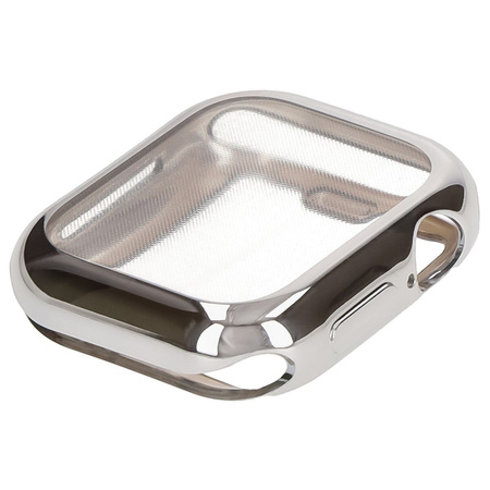 Etui Bizon Case Watch Felipe do Apple Watch 11 / 10 (42mm), srebrne