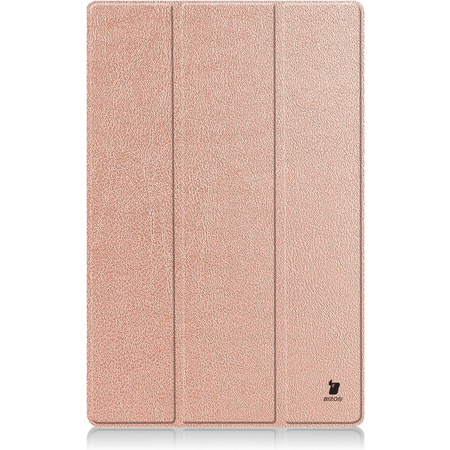 Etui Bizon Case Tab Croc do Galaxy Tab S8 Ultra, różowozłote