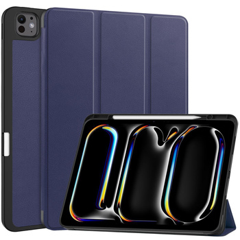 Etui Bizon Case Tab Lizard do iPad Pro 13" 2025 / 2024, granatowe