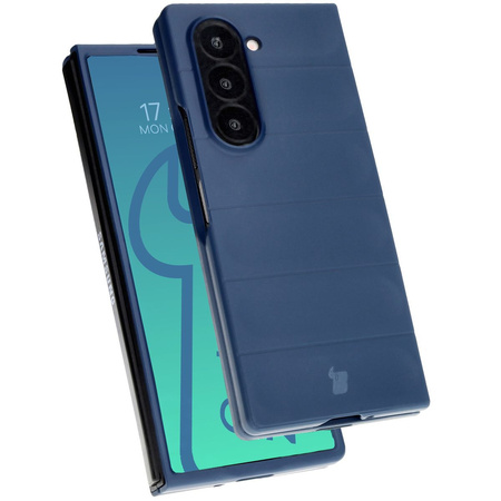 Pancerne etui Bizon Case Tur do Galaxy Z Fold6, granatowe