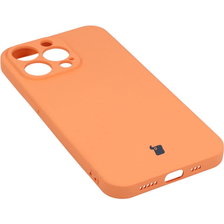 Etui Bizon Case Silicone do iPhone 13 Pro, pomarańczowe