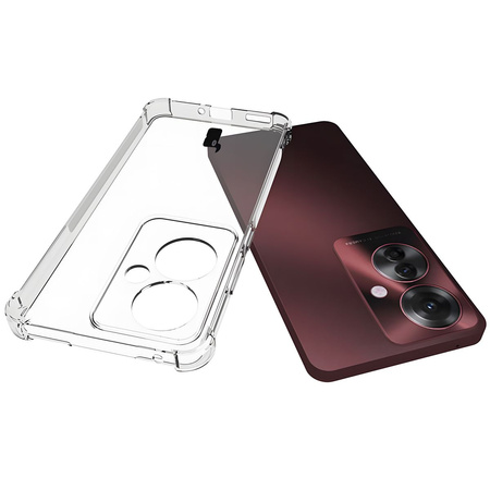 Etui Bizon Case Salpa do Oppo Reno11 F 5G,  przezroczyste